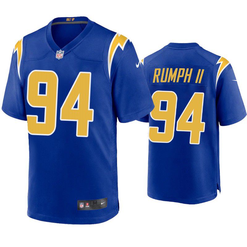 Men Los Angeles Chargers #94 Chris Rumph II Nike Royal Game NFL Jersey
